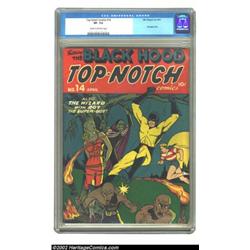 Top-Notch Comics #14 (MLJ, 1941) CGC VF- 7.5 Cream to off-white pages. Here is a very striking bonda