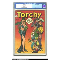 Torchy #5 (Quality) CGC VF/NM 9.0 Off-white pages. One of the sexiest series of the Golden Age, Torc