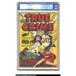 True Crime Comics #3 (Magazine Village, 1948) CGC FN- 5.5 Cream to off-white pages. Talk about a cla