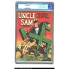 Image 1 : Uncle Sam Quarterly #5 (Quality, 1942) CGC VF/NM 9.0 Off-white to white pages. A giant Uncle Sam pul