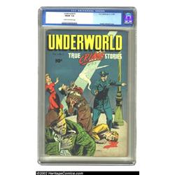 Underworld #1 (D.S. Publishing, 1948) CGC FN/VF 7.0 Cream to off-white pages. Overstreet mentions th