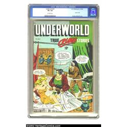 Underworld #2 (D.S. Publishing, 1948) CGC VF+ 8.5 Off-white pages. Any book that was used in Seducti