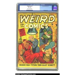Weird Comics #3 (Fox, 1940) CGC VG+ 4.5 Cream to off-white pages. Only two copies of this issue have