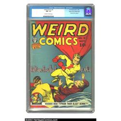 Weird Comics #6 Mile High pedigree (Fox, 1940) CGC NM- 9.2 Off-white to white pages. Edgar Church's.