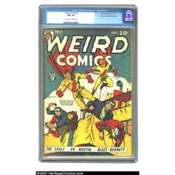 Weird Comics #9 Mile High pedigree (Fox, 1940) CGC NM- 9.2 Off-white to white pages. This is current