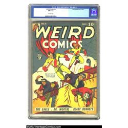 Weird Comics #9 (Fox, 1940) CGC FN+ 6.5 Off-white pages. The Dart and Ace, introduced in issue #5, w