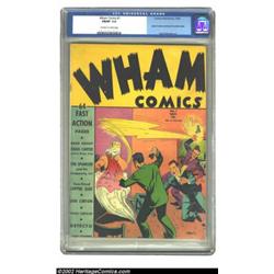 Wham Comics #1 (Centaur, 1940) CGC FN/VF 7.0 Off-white to white pages. Centaur books from the early.
