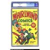 Image 1 : Whirlwind Comics #2 Mile High pedigree (Nita Publication, 1940) CGC VF+ 8.5 White pages. Betcha don'