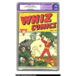 Whiz Comics #3 (#2) (Fawcett, 1940) CGC Apparent NM 9.4 Slight (P) Off-white to white pages. This co