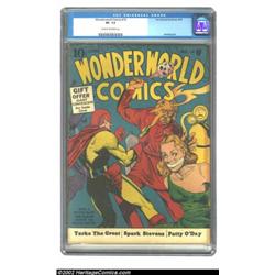 WonderWorld Comics #14 (Fox, 1940) CGC VF- 7.5 Cream to off-white pages. This book sports an awesome
