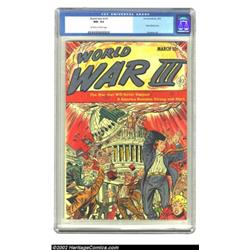 World War III #1 (Ace, 1953) CGC NM- 9.2 Off-white to white pages. A comic about World War III from.