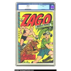 Zago #3 Aurora pedigree (Fox Features Syndicate, 1949) CGC VF 8.0 Off-white pages. Here we have anot