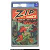 Image 1 : Zip Comics #11 (MLJ, 1941) CGC VF 8.0 Off-white pages. Charles Biro does the Steel Sterling cover fo