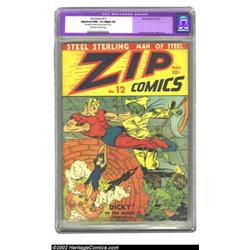 Zip Comics #12 (MLJ, 1941) CGC Apparent NM- 9.2 Slight (A) Off-white to white pages. The famed Golde