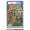 Image 1 : Zip Comics #13 (MLJ, 1941) CGC VF- 7.5 Off-white to white pages. More color than we normally see on.