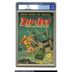 Zip-Jet #2 (St. John, 1953) CGC VF 8.0 Cream to off-white pages. Here is the second and last issue o