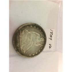 1859 SEATED LIBERTY HALF DOLLAR VG