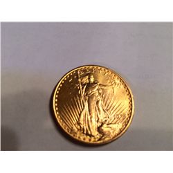 Gold $20 St. Gaudens Ch MS-63