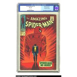 The Amazing Spider-Man #50 Stan Lee File Copy (Marvel, 1967) CGC VG 4.0 Off-white pages. John Romita