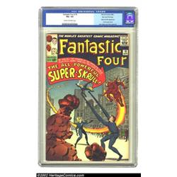 Fantastic Four #18 Stan Lee File Copy (Marvel, 1963) CGC VG+ 4.5 Cream to off-white pages. In the ea