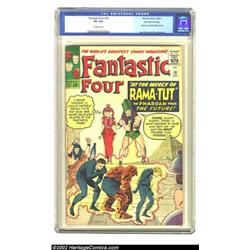 Fantastic Four #19 Stan Lee File Copy (Marvel, 1963) CGC VG 4.0 Off-white pages. Much more cover col