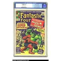 Fantastic Four #25 Stan Lee File Copy (Marvel, 1964) CGC VG/FN 5.5 Cream to off-white pages. The Hul