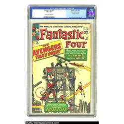 Fantastic Four #26 Stan Lee File Copy (Marvel, 1964) CGC VG+ 4.5 Cream to off-white pages. A stupend