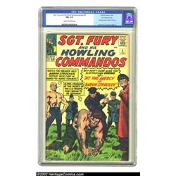 Sgt. Fury #5 Stan Lee File Copy (Marvel, 1964) CGC FN+ 6.5 Cream to off-white pages. This solid copy