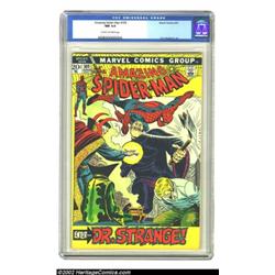 The Amazing Spider-Man #109 (Marvel, 1972) CGC NM 9.4 Cream to off-white pages. Dr. Strange appears.