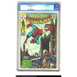 The Amazing Spider-Man #95 (Marvel, 1971) CGC NM+ 9.6 White pages. This super-high-grade copy is per