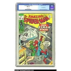 The Amazing Spider-Man #92 (Marvel, 1971) CGC NM 9.4 Off-white pages. This issue featured the Iceman