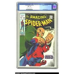 The Amazing Spider-Man #69 (Marvel, 1969) CGC NM+ 9.6 Off-white to white pages. Sharp corner, bright