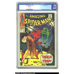 The Amazing Spider-Man #54 (Marvel, 1967) CGC NM 9.4 Off-white pages. Spider-Man saves his Aunt May.