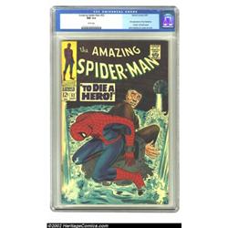 The Amazing Spider-Man #52 (Marvel, 1967) CGC NM 9.4 White pages. J. Jonah Jameson is tied to Spider