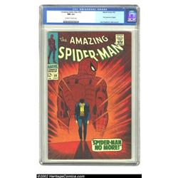 The Amazing Spider-Man #50 (Marvel, 1967) CGC NM 9.4 Off-white to white pages. The first appearance.