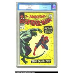 The Amazing Spider-Man #45 (Marvel, 1967) CGC NM+ 9.6 Off-white pages. This classic cover features e