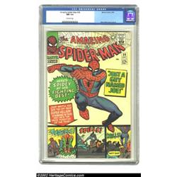 The Amazing Spider-Man #38 (Marvel, 1966) CGC NM 9.4 Off-white pages. The final Steve Ditko issue of
