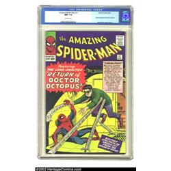 The Amazing Spider-Man #11 Massachusetts pedigree (Marvel, 1964) CGC NM+ 9.6 Off-white pages. The op