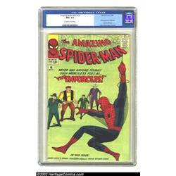 The Amazing Spider-Man #10 (Marvel, 1964) CGC NM+ 9.6 Off-white to white pages. Big Man and the Enfo