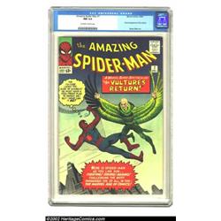 The Amazing Spider-Man #7 (Marvel, 1963) CGC NM 9.4 Off-white to white pages. The Vulture returns in