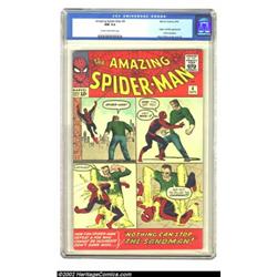 The Amazing Spider-Man #4 (Marvel, 1963) CGC NM 9.4 Cream to off-white pages. This issue has the onl