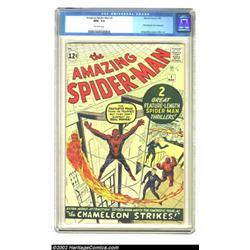 The Amazing Spider-Man #1 (Marvel, 1963) CGC NM+ 9.6 Off-white pages. This is simply a superb copy o