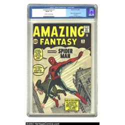 Amazing Fantasy #15 (Marvel, 1962) CGC FN/VF 7.0 Cream to off-white pages. The king of all Marvels i
