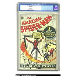 The Amazing Spider-Man #1 (Marvel, 1963) CGC NM- 9.2 Off-white pages. This first issue of Marvel's g