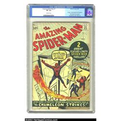 The Amazing Spider-Man #1 (Marvel, 1963) CGC VF+ 8.5 Off-white pages. As striking and effective as J