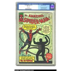 The Amazing Spider-Man #3 (Marvel, 1963) CGC FN+ 6.5 Off-white pages. Stan Lee shamelessly overhypes