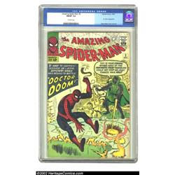 The Amazing Spider-Man #5 (Marvel, 1963) CGC FN/VF 7.0 Off-white pages. Early Spidey comic sales are