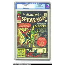 The Amazing Spider-Man #9 Pacific Coast pedigree (Marvel, 1964) CGC NM- 9.2 White pages. Electro mak
