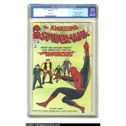 The Amazing Spider-Man #10 (Marvel, 1964) CGC VF+ 8.5 Off-white pages. Spidey faces off against the.