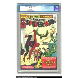 The Amazing Spider-Man Annual #1 (Marvel, 1964) CGC VF 8.0 Off-white pages. This is a very solid-loo